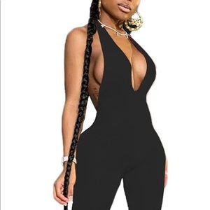 Lufeng Womens Bodysuit Black Size Large NWOT